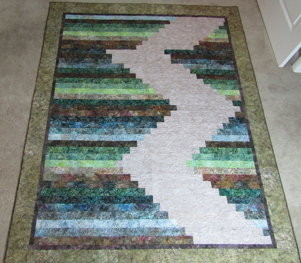 Malaga Batik Quilt 69"x74"
