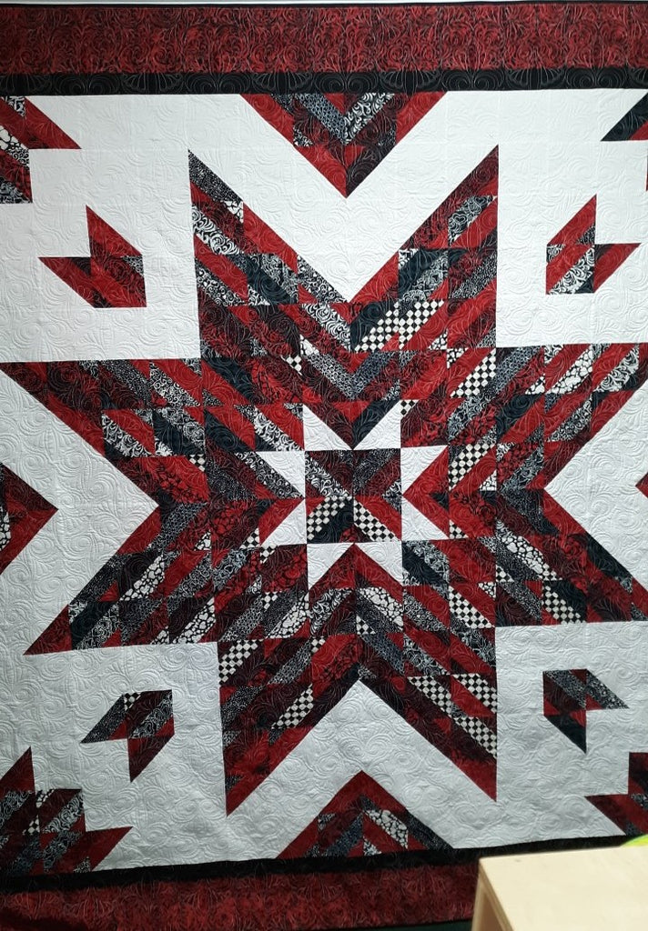 *Almost Alone Star - Heart to Heart* Block of the Month w/ FREE RULER !