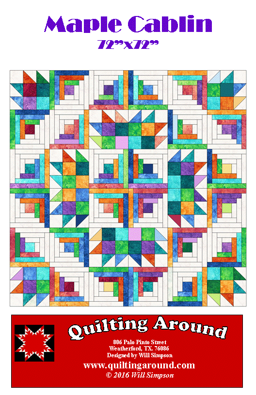 Maple Cabin Pattern 72"x72"