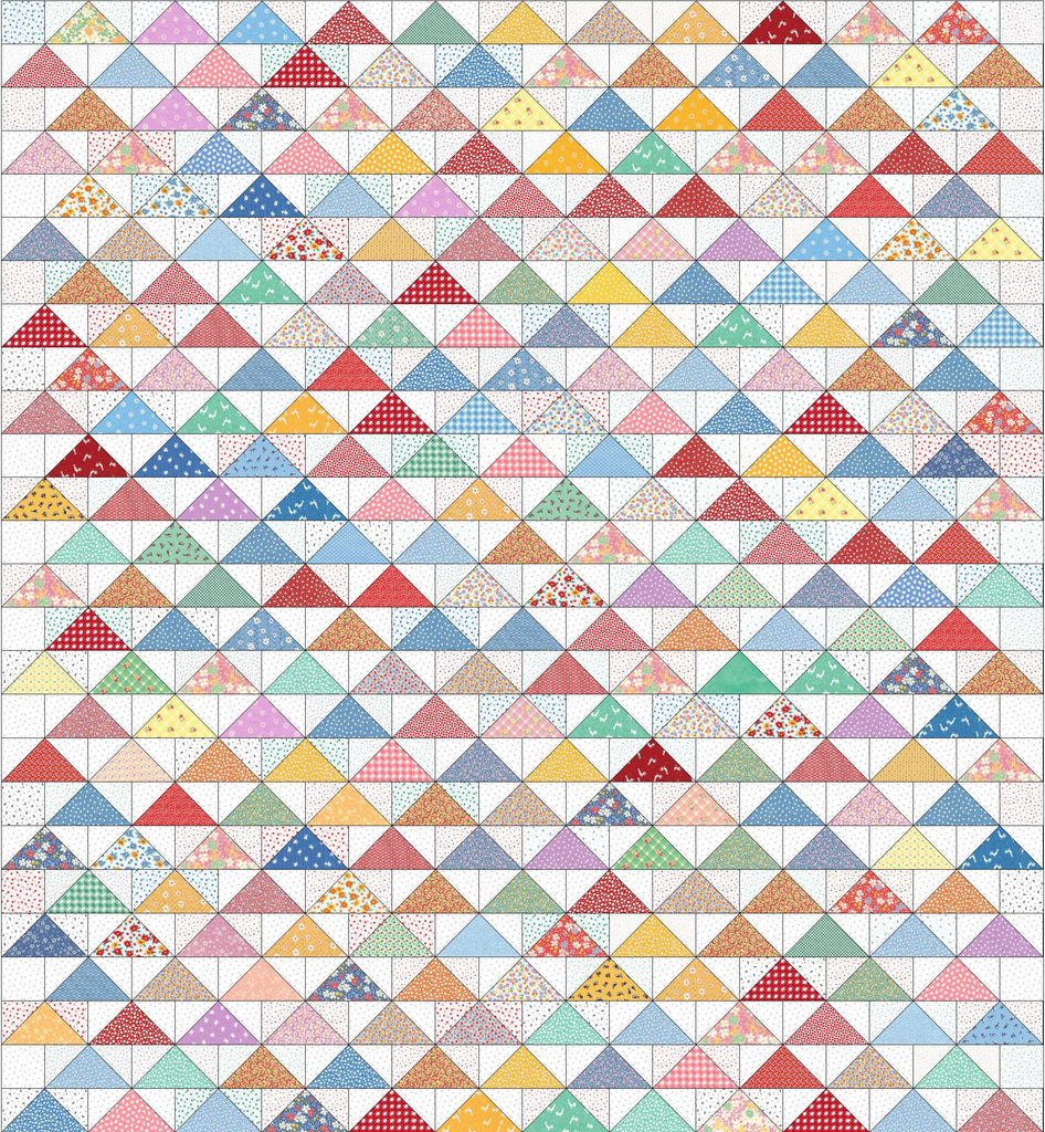+Sew Many Geese 1930's PRE-CUT Kit 1 LEFT !