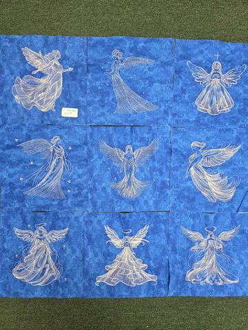 Angels on Blue