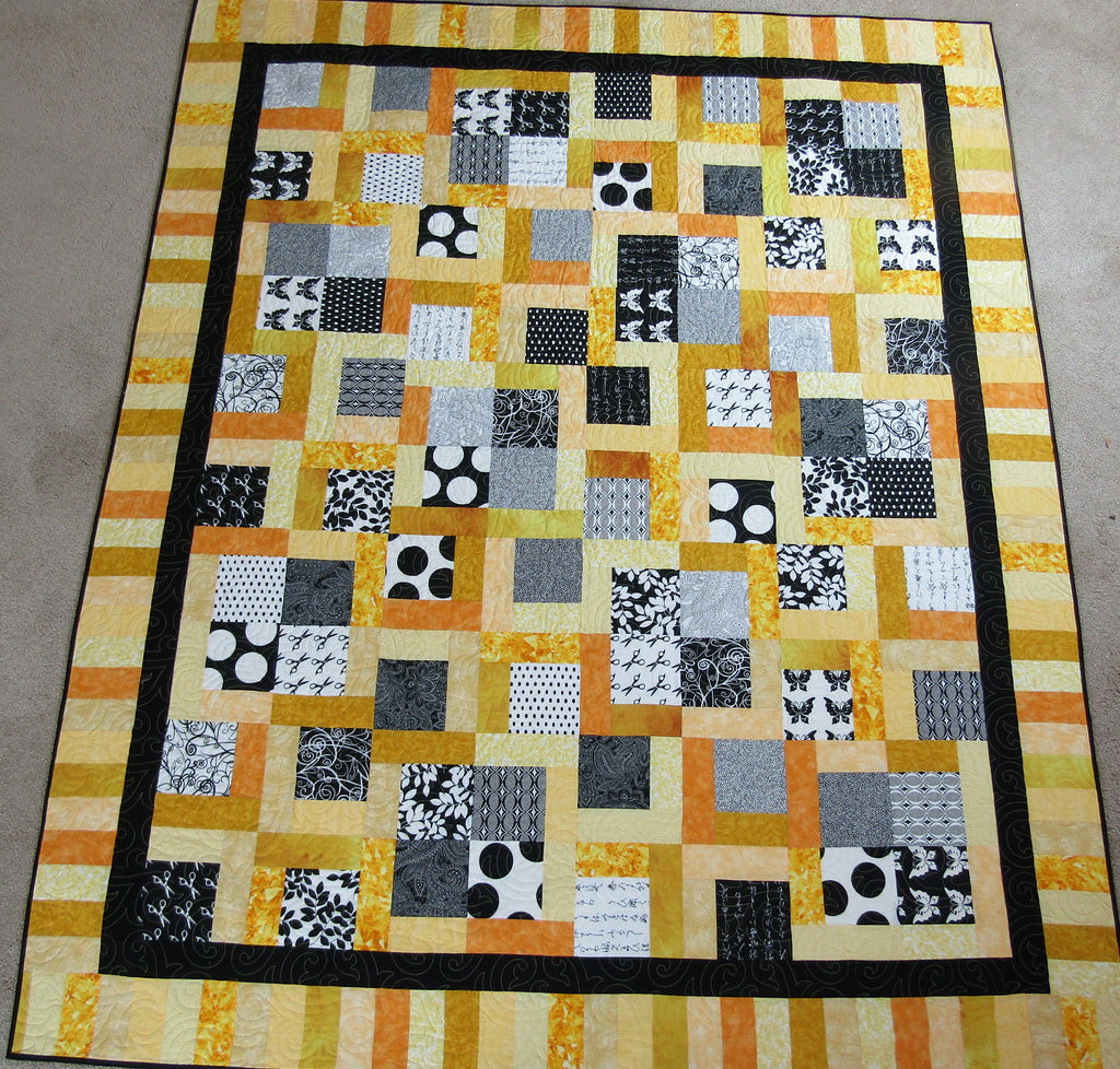 4 Patch Kiss 63"x74" Bumblebee